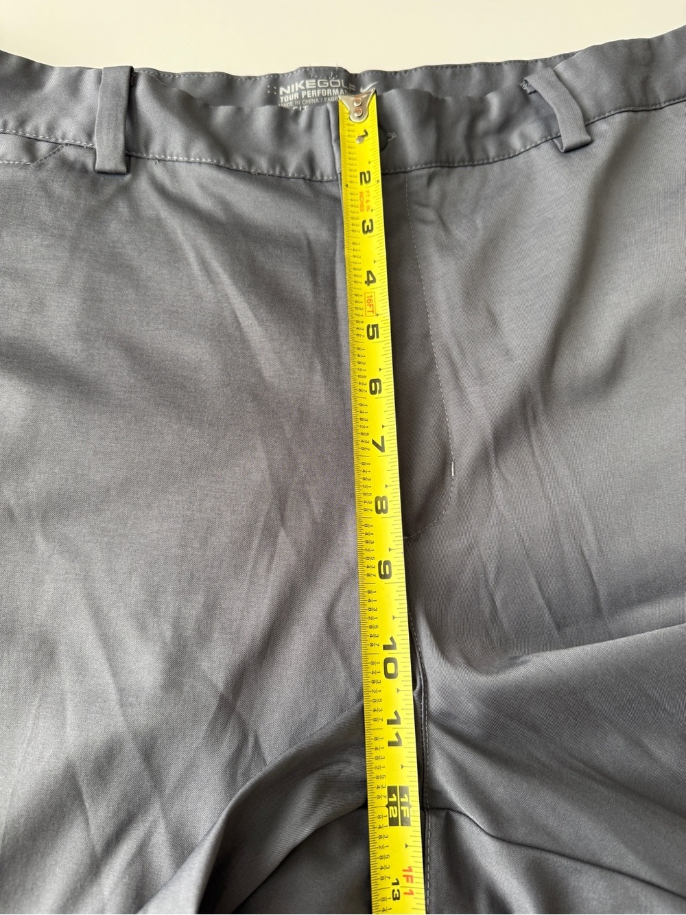 Nike Mens Gray Golf Performance Flat Front Dri-Fit Shorts - Size 38 - Picture 6 of 8